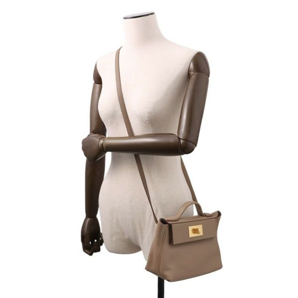 エルメス 24/24 サック ヴァンキャトル ミニ エトゥープ/ゴールド金具 スイフト/エバーカラー W刻印 2wayショルダー