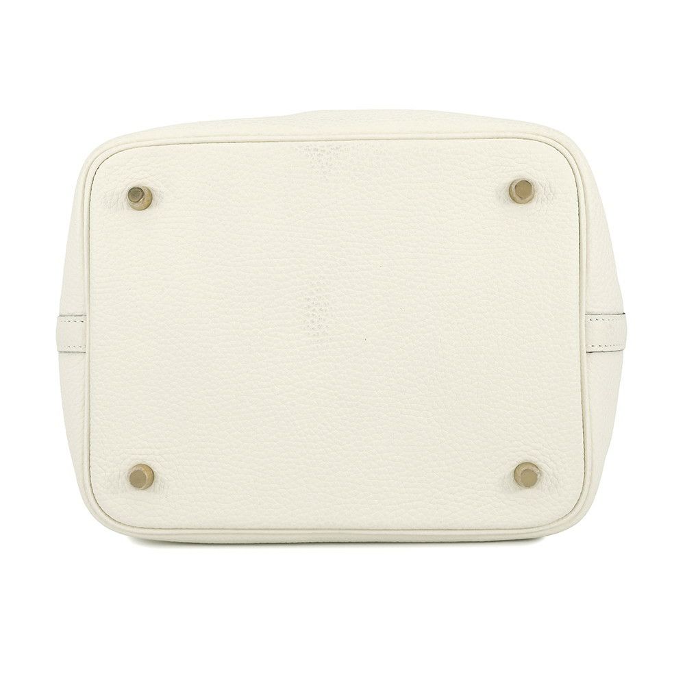 エルメス ハンドバッグ ピコタンロックMM ナタ/ゴールド金具 トリヨンクレマンス B刻印