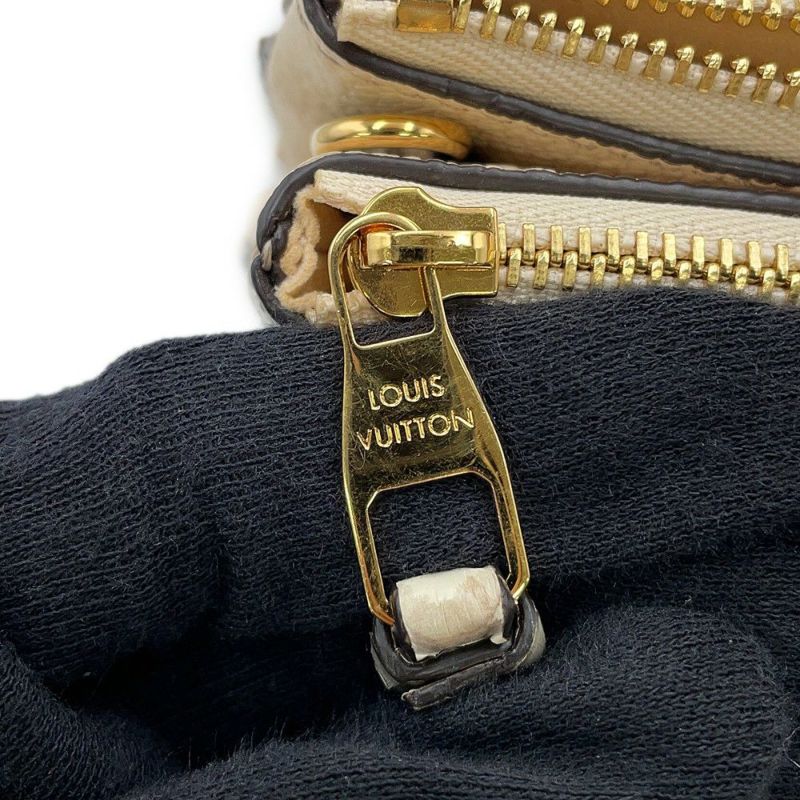 ルイヴィトン ショルダーバッグ モノグラム・アンプラント パイソン ポシェット・ドゥーブル ジップ N96322 LOUIS VUITTON