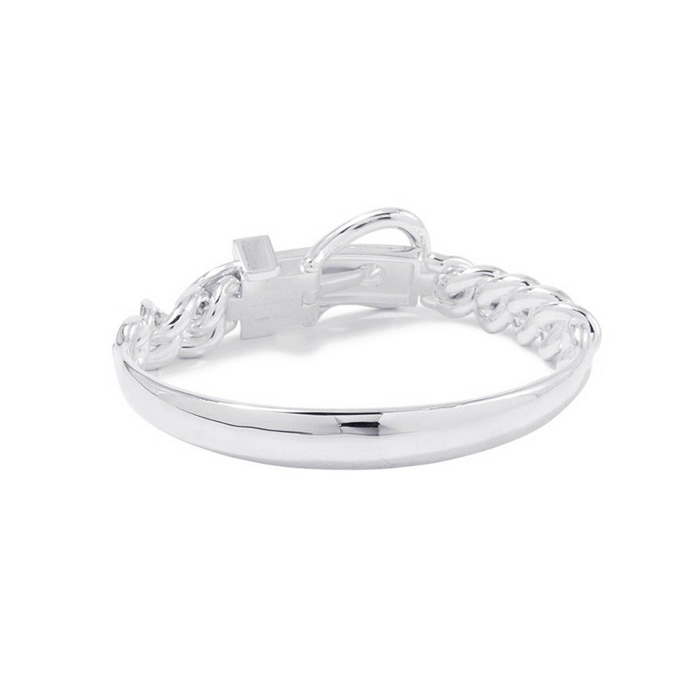 エルメス ブレスレット ブックルセリエ・アンフレクシブル SV925シルバー サイズ17 HERMES ジュエリー