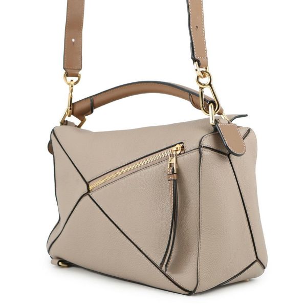 ロエベ ハンドバッグ パズルバッグ ミディアム LOEWE 2way グレージュ