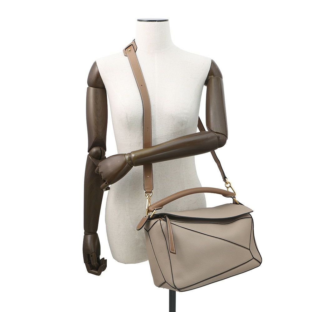 ロエベ ハンドバッグ パズルバッグ ミディアム LOEWE 2way グレージュ