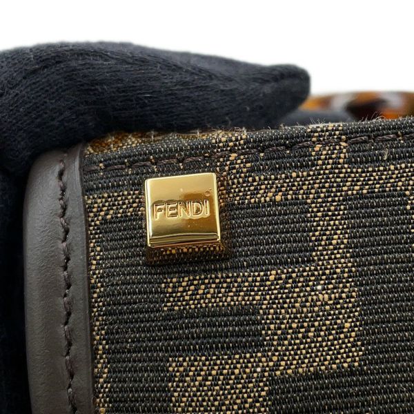 フェンディ ハンドバッグ ズッカ柄 サンシャイン ショッパー ミニ キャンバス スパンコール 8BS051 2way