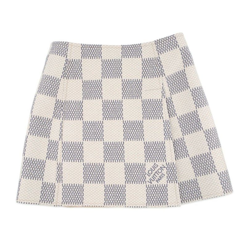 ルイヴィトン スカート ダミエ・アズール レディースサイズ40 LOUIS VUITTON
