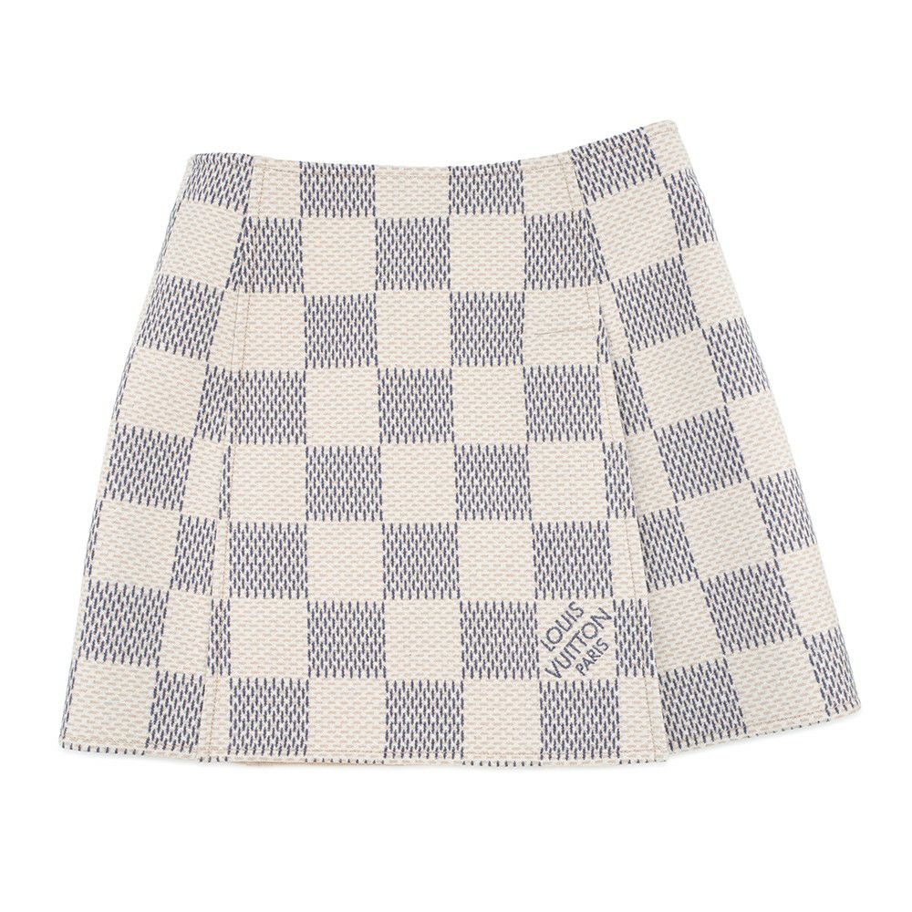 ルイヴィトン スカート ダミエ・アズール レディースサイズ40 LOUIS VUITTON