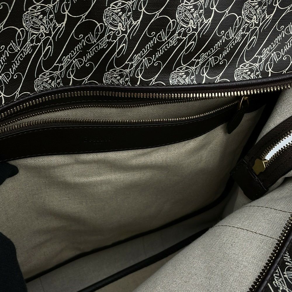 ベルルッティ トートバッグ カバ・ドゥ・ヴォヤージュ トワルマルブフキャンバス/レザー Berluti メンズ