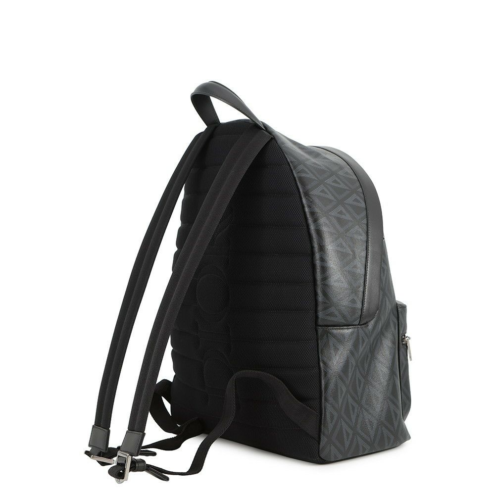 クリスチャン・ディオール リュック CDダイヤモンド バックパック PVCコーティングキャンバス Christian Dior メンズ 黒 セール品