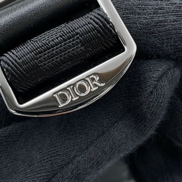クリスチャン・ディオール リュック CDダイヤモンド バックパック PVCコーティングキャンバス Christian Dior メンズ 黒 セール品