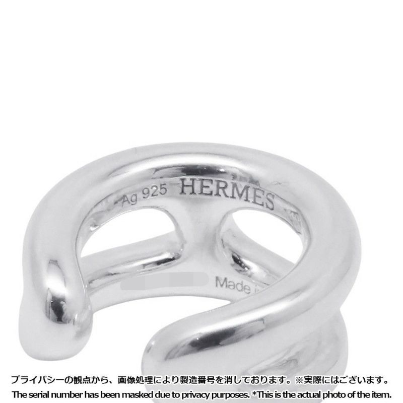 エルメス イヤーカフ シェーヌダンクルパンク ピアス Punk Ear Cuff SV925シルバー HERMES ジュエリー
