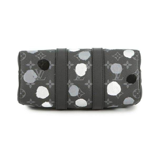 ルイヴィトン ハンドバッグ モノグラム・エクリプス LV×YK キーポル・バンドリエール25 M46406 2wayバッグ ブラック 黒