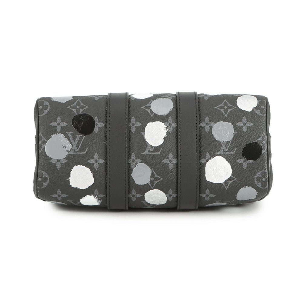 ルイヴィトン ハンドバッグ モノグラム・エクリプス LV×YK キーポル・バンドリエール25 M46406 2wayバッグ ブラック 黒