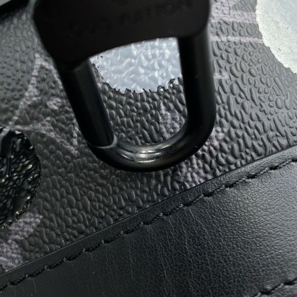 ルイヴィトン ハンドバッグ モノグラム・エクリプス LV×YK キーポル・バンドリエール25 M46406 2wayバッグ ブラック 黒