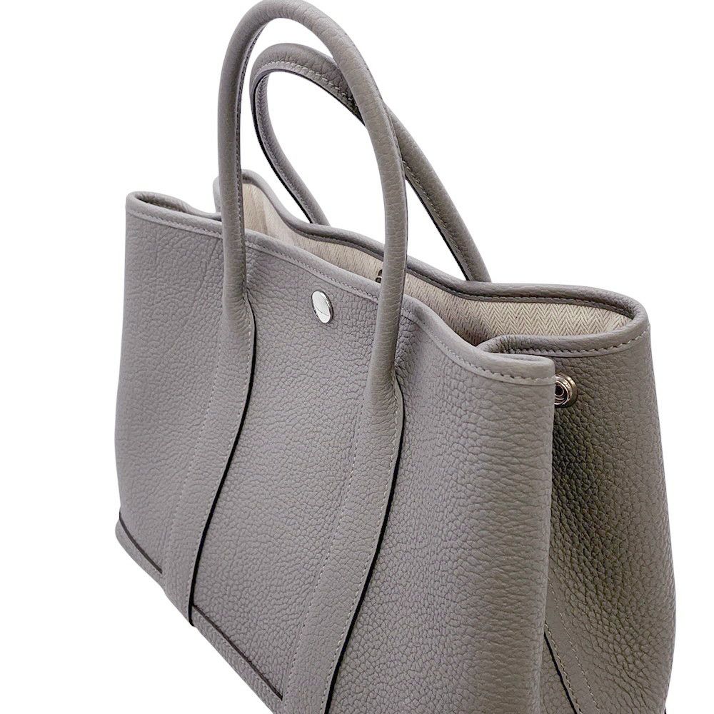 エルメス トートバッグ ガーデンパーティTPM グリメイヤー/シルバー金具 ネゴンダ W刻印