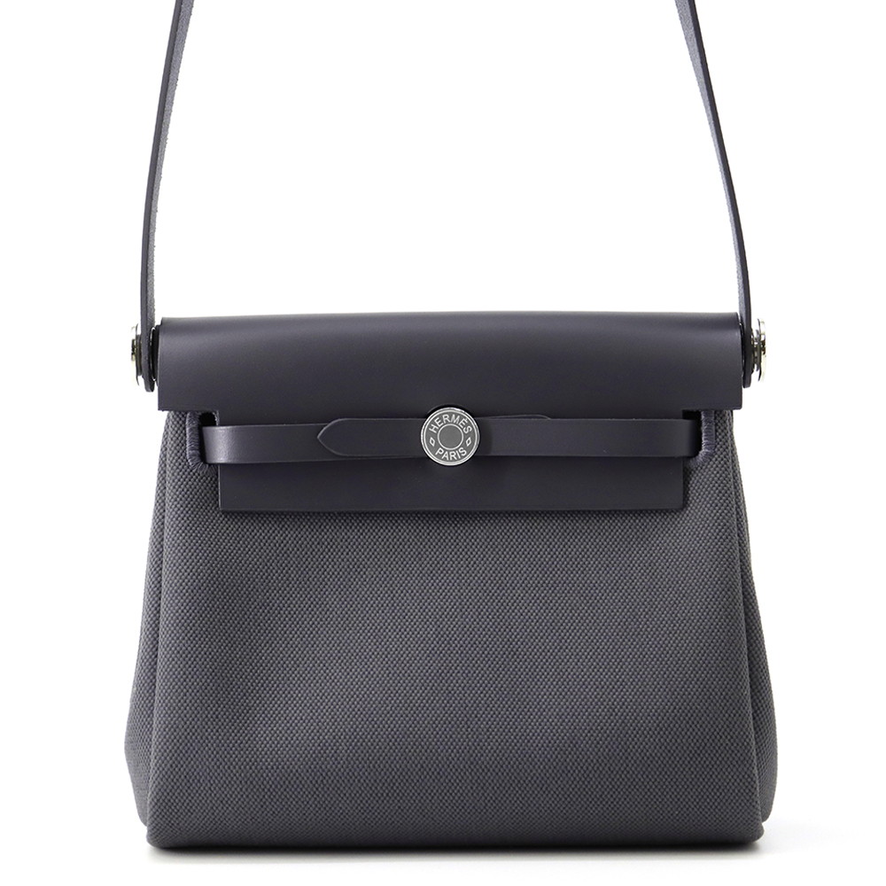 エルメス ショルダーバッグ エールバッグジップ ミニ アルドワーズ/シルバー金具 トワルミリタリー/ヴァッシュハンター K刻印