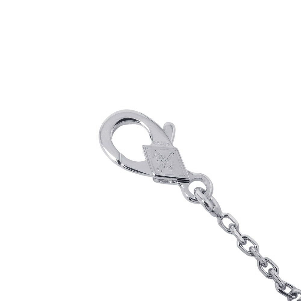 ヴァンクリーフ&アーペル ネックレス ヴィンテージ アルハンブラ ギヨシェ ダイヤ 1P K18WG VCARP6L800 2020年ホリデー限定