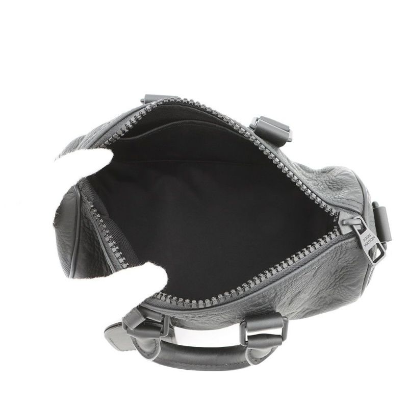 ルイヴィトン ハンドバッグ モノグラム・トリヨン キーポル・バンドリエール25 M20900 2way ブラック 黒