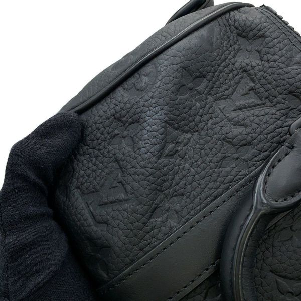 ルイヴィトン ハンドバッグ モノグラム・トリヨン キーポル・バンドリエール25 M20900 2way ブラック 黒