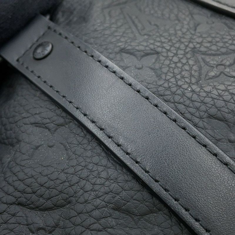 ルイヴィトン ハンドバッグ モノグラム・トリヨン キーポル・バンドリエール25 M20900 2way ブラック 黒