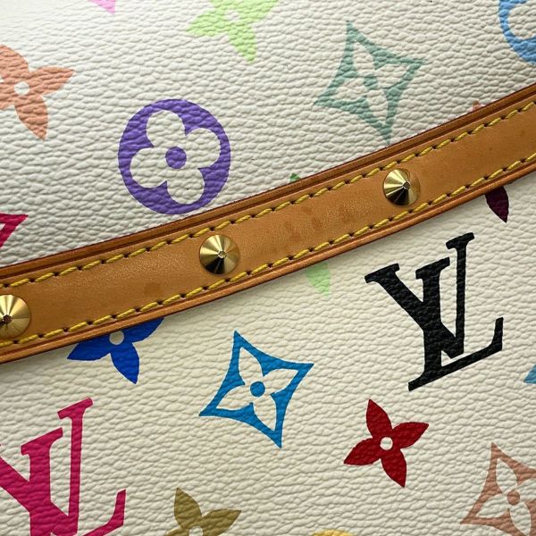 ルイヴィトン ショルダーバッグ モノグラム・マルチカラー ソローニュ M92661 LOUIS VUITTON 白 ホワイト