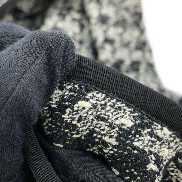 クリスチャン・ディオール ジャケット クロップド 千鳥柄 コットン レディースサイズ36 421V58A7796 アウター 黒