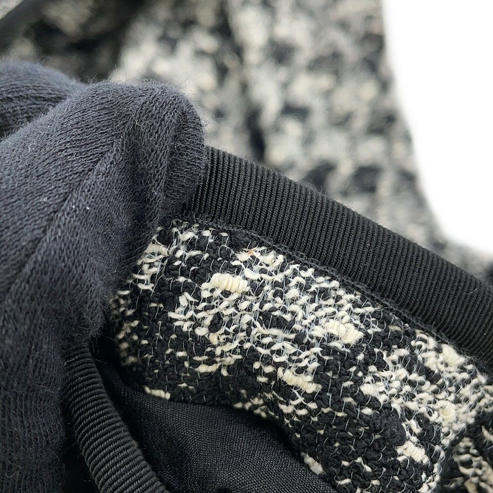 クリスチャン・ディオール ジャケット クロップド 千鳥柄 コットン レディースサイズ36 421V58A7796 アウター 黒