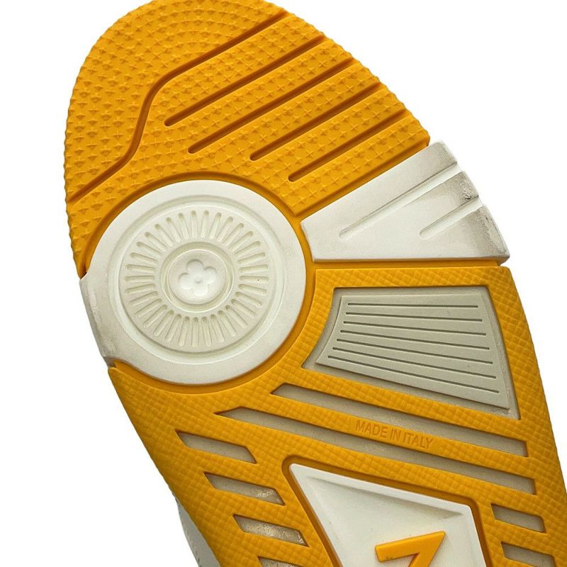 ルイヴィトン スニーカー LVトレイナーライン メンズサイズ7 1/2 LOUIS VUITTON 靴 白 セール品