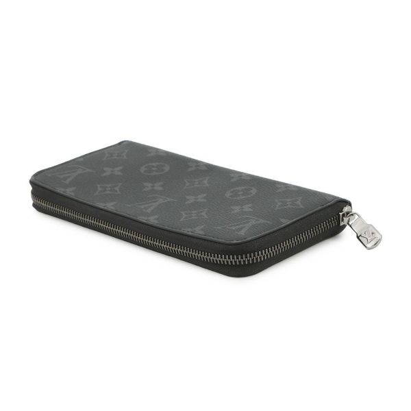 ルイヴィトン 長財布 モノグラム・エクリプス ジッピーウォレット・ホリゾンタル M11611 LOUIS VUITTON メンズ 黒 ブラック