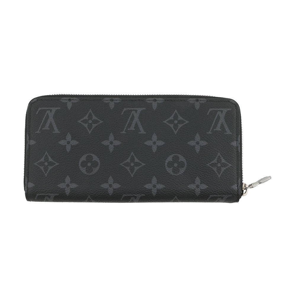 ルイヴィトン 長財布 モノグラム・エクリプス ジッピーウォレット・ホリゾンタル M11611 LOUIS VUITTON メンズ 黒 ブラック