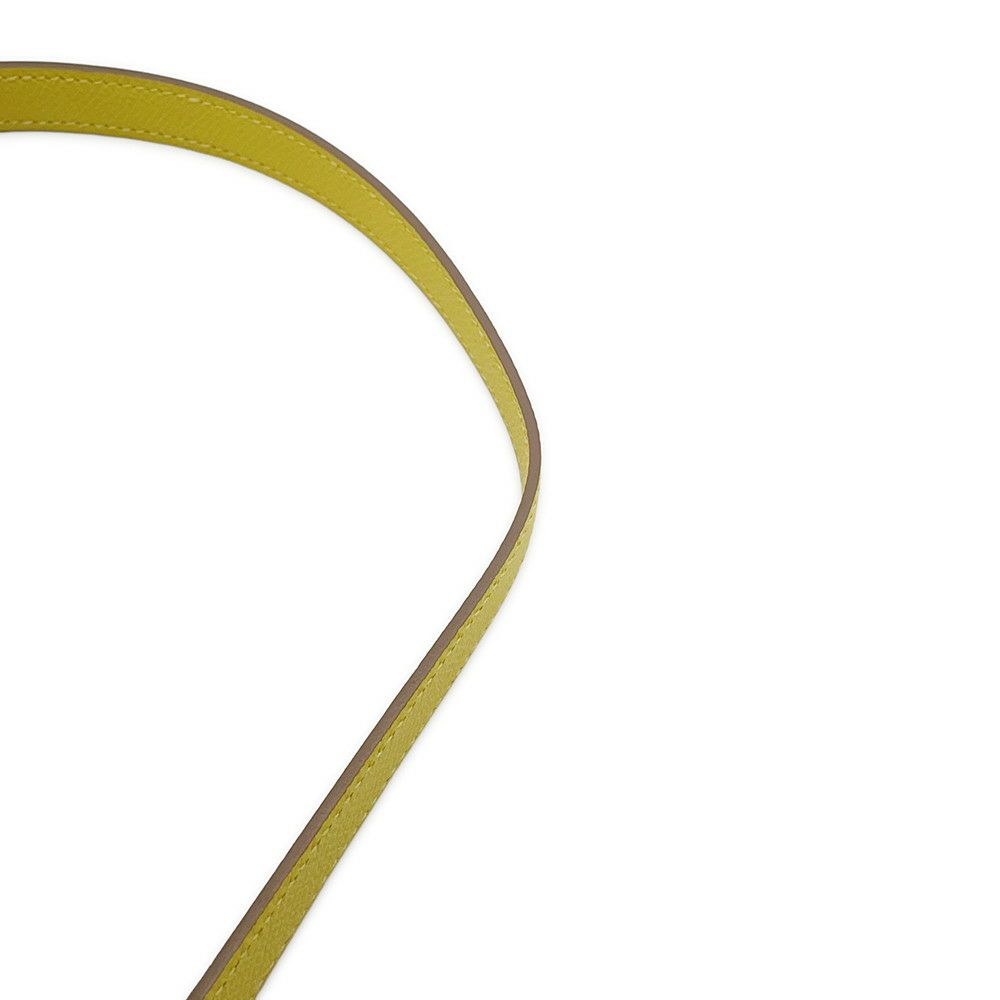 エルメス ハンドバッグ ケリー28 外縫い ライム/ゴールド金具 エプソン D刻印 2wayショルダー