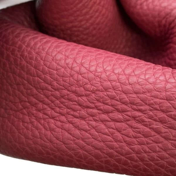 エルメス ハンドバッグ アトラス35 ルビー/シルバー金具 トリヨンクレマンス □N刻印 HERMES バッグ