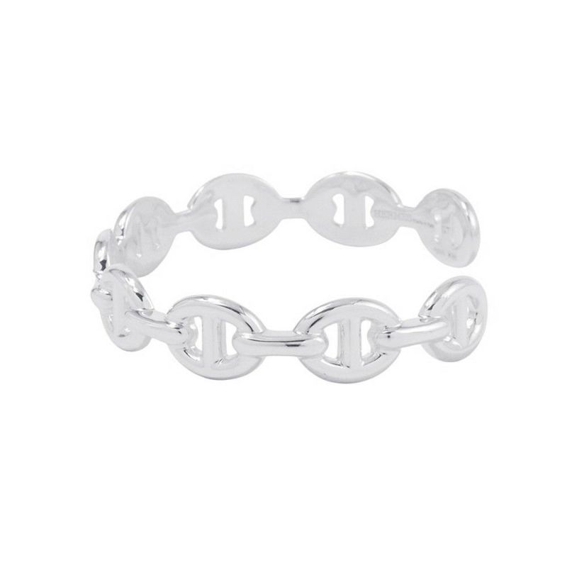 エルメス ブレスレット シェーヌダンクル アンシェネ バングル SV925シルバー サイズST HERMES バングル