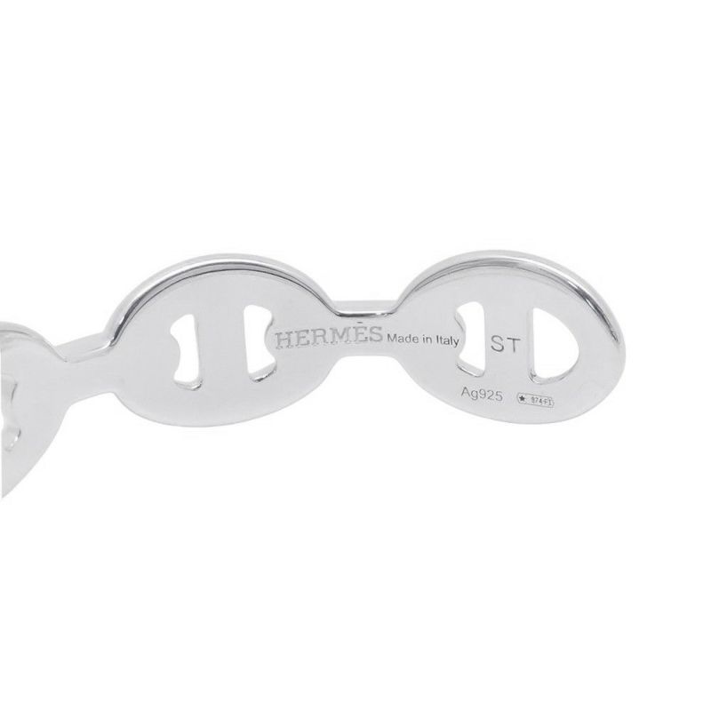 エルメス ブレスレット シェーヌダンクル アンシェネ バングル SV925シルバー サイズST HERMES バングル