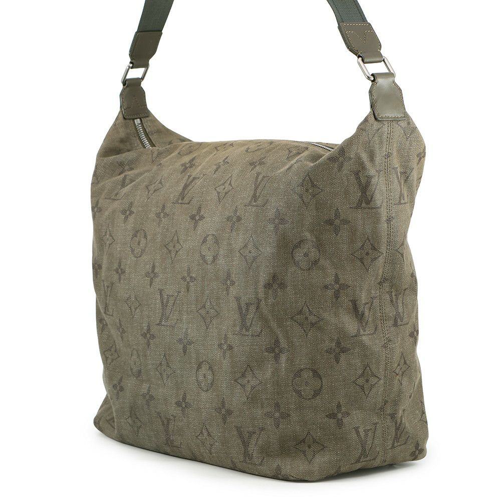 ルイヴィトン ショルダーバッグ モノグラム・アンプレッション デニム ブザスGM M40475 LOUIS VUITTON