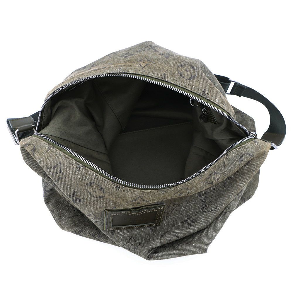 ルイヴィトン ショルダーバッグ モノグラム・アンプレッション デニム ブザスGM M40475 LOUIS VUITTON