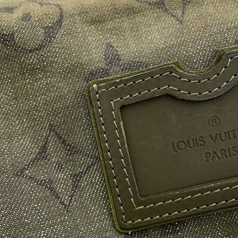ルイヴィトン ショルダーバッグ モノグラム・アンプレッション デニム ブザスGM M40475 LOUIS VUITTON