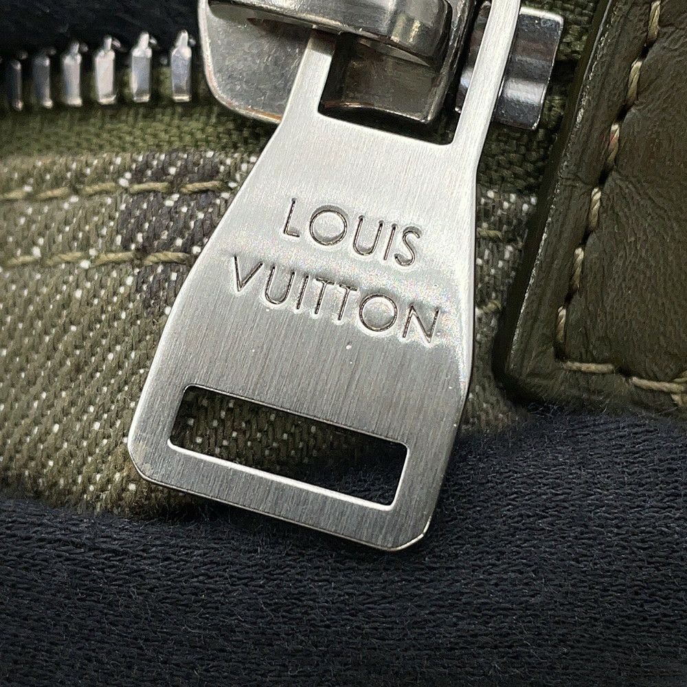 ルイヴィトン ショルダーバッグ モノグラム・アンプレッション デニム ブザスGM M40475 LOUIS VUITTON