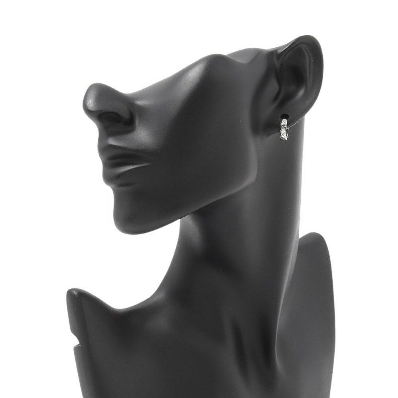 シャネル ピアス ココ クラッシュ コレクション シングル ミニフープ K18WGホワイトゴールド J12687 CHANEL ジュエリー