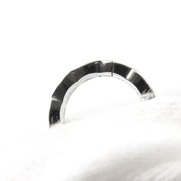 シャネル ピアス ココ クラッシュ コレクション シングル ミニフープ K18WGホワイトゴールド J12687 CHANEL ジュエリー