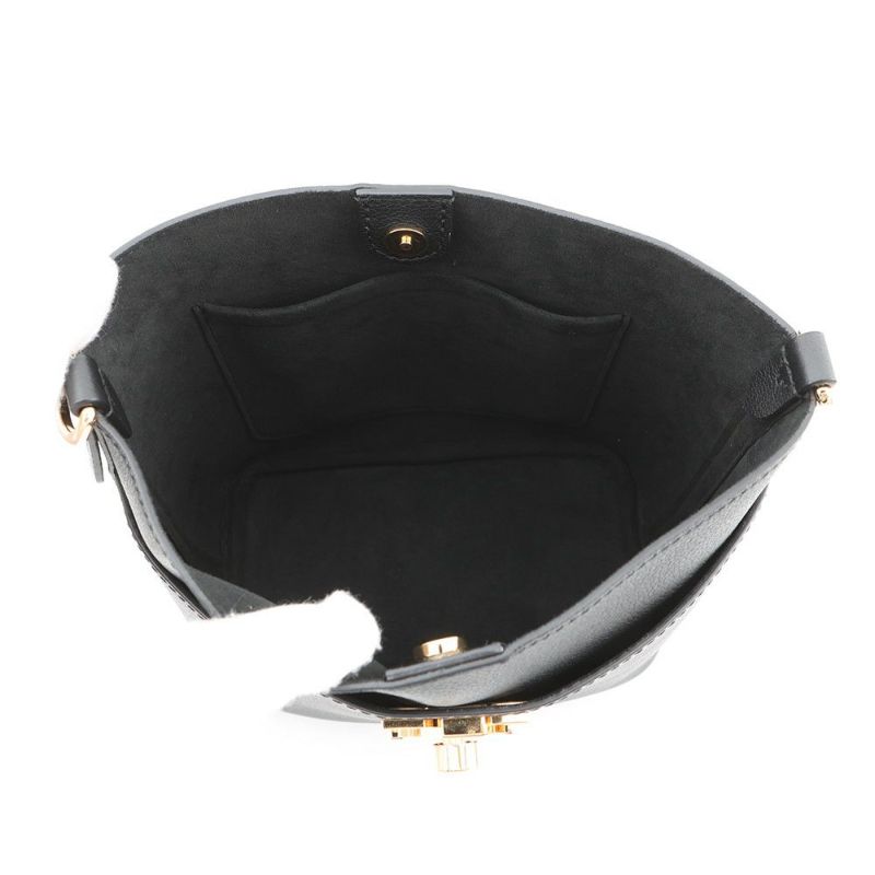 ルイヴィトン ショルダーバッグ グレインカーフレザー ロック & ウォーク M24006 LOUIS VUITTON 2way 黒 ブラック