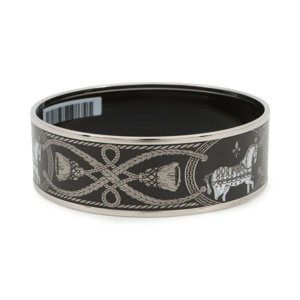 エルメス バングル エマイユGM エナメル ホースモチーフ ブレスレット