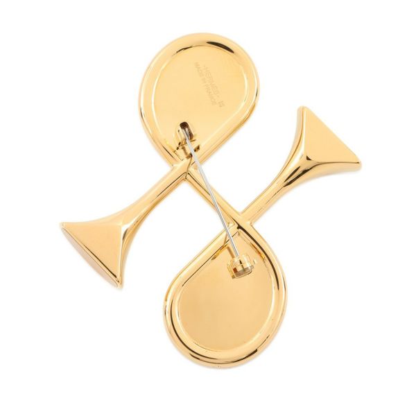 エルメス ブローチ コルH リザード HERMES アクセサリー