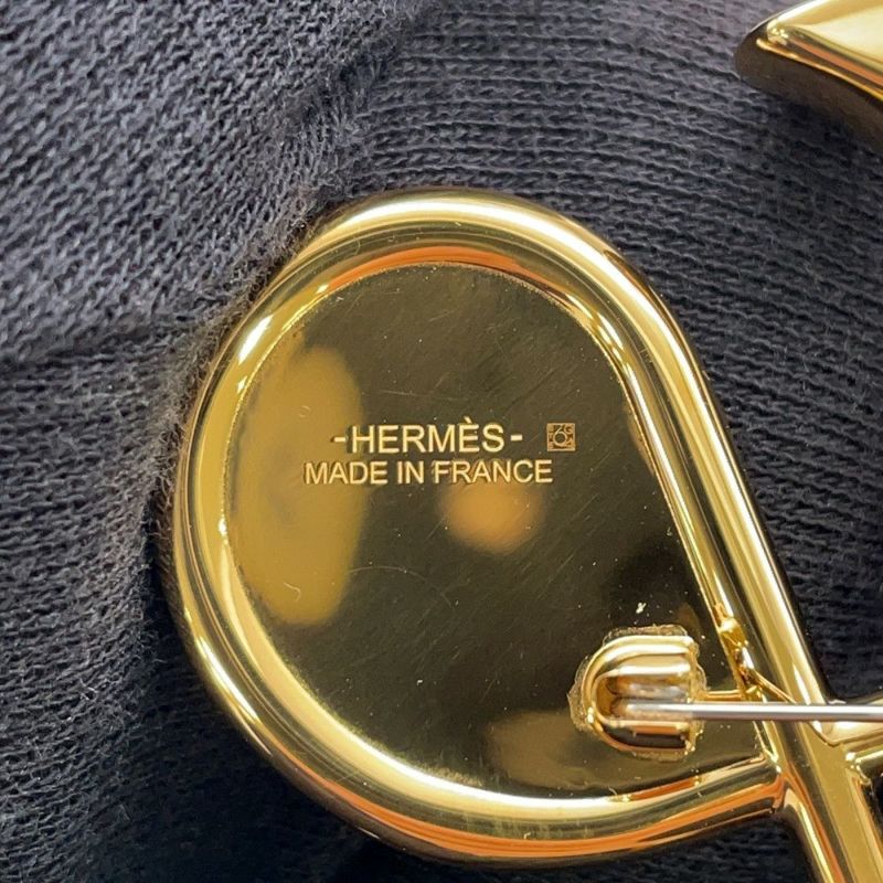 エルメス ブローチ コルH リザード HERMES アクセサリー