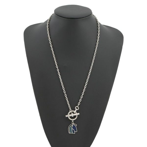 エルメス ネックレス エリオス シュバル メタル HERMES メンズ アクセサリー