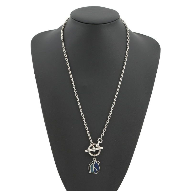 エルメス ネックレス エリオス シュバル メタル HERMES メンズ アクセサリー