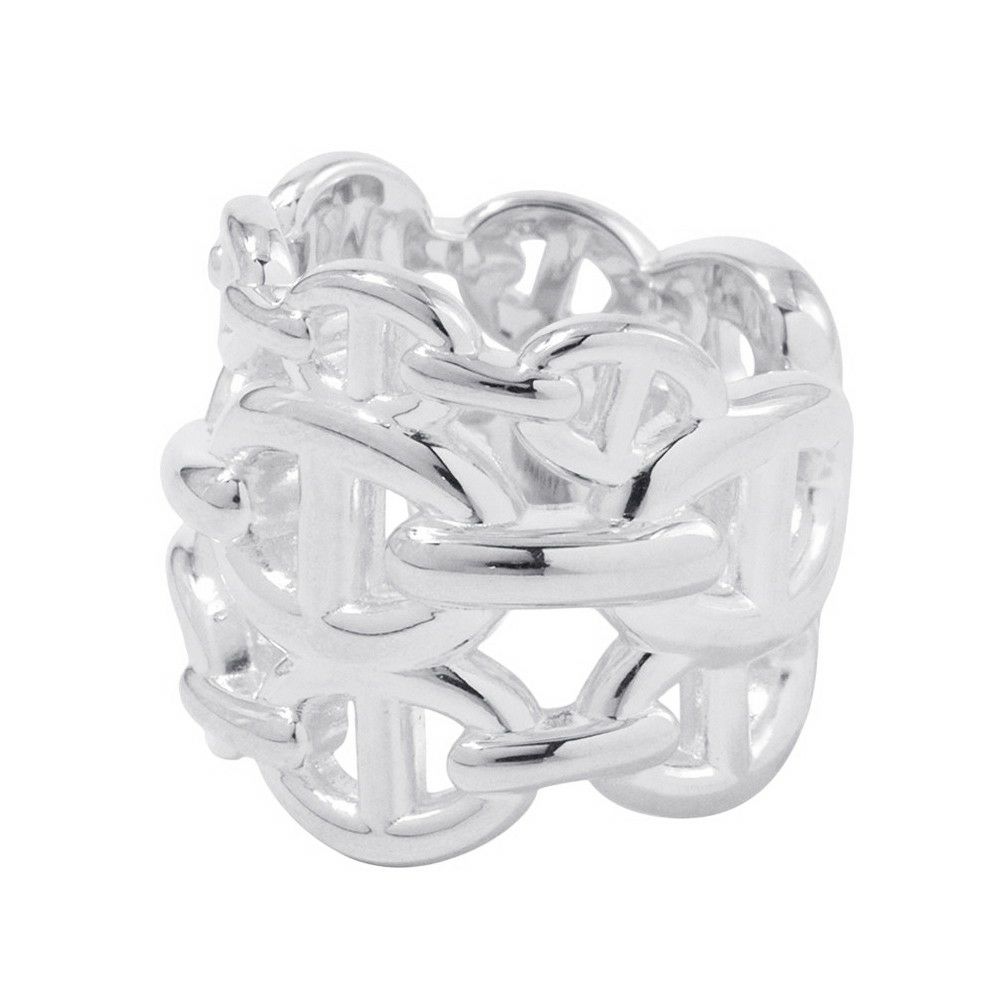 エルメス リング シェーヌダンクル アンシェネGM Enchainee SV925シルバー リングサイズ48 HERMES 指輪