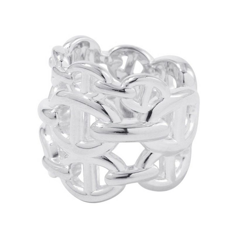 エルメス リング シェーヌダンクル アンシェネGM Enchainee SV925シルバー リングサイズ48 HERMES 指輪