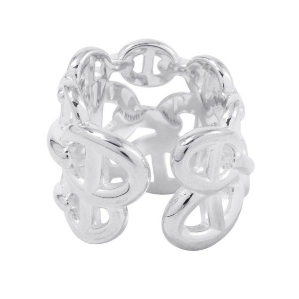 エルメス リング シェーヌダンクル アンシェネGM Enchainee SV925シルバー リングサイズ48 HERMES 指輪