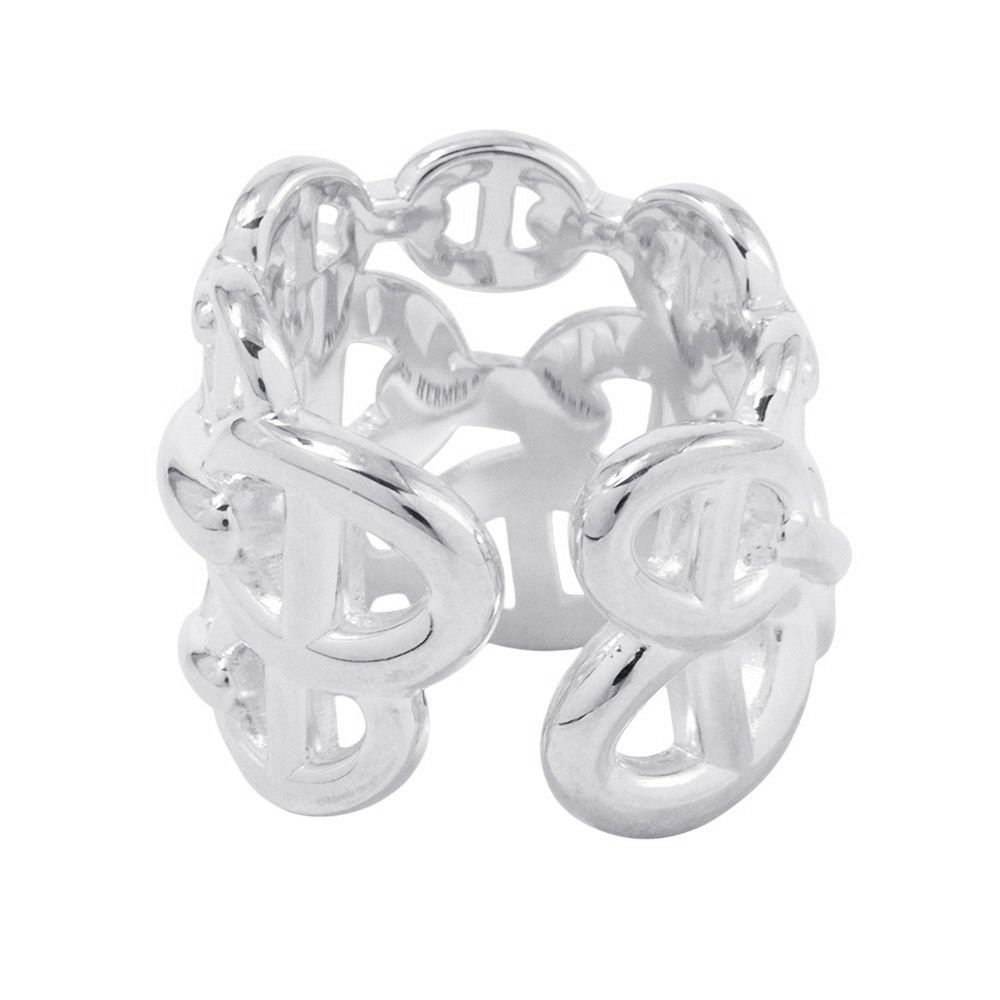 エルメス リング シェーヌダンクル アンシェネGM Enchainee SV925シルバー リングサイズ48 HERMES 指輪