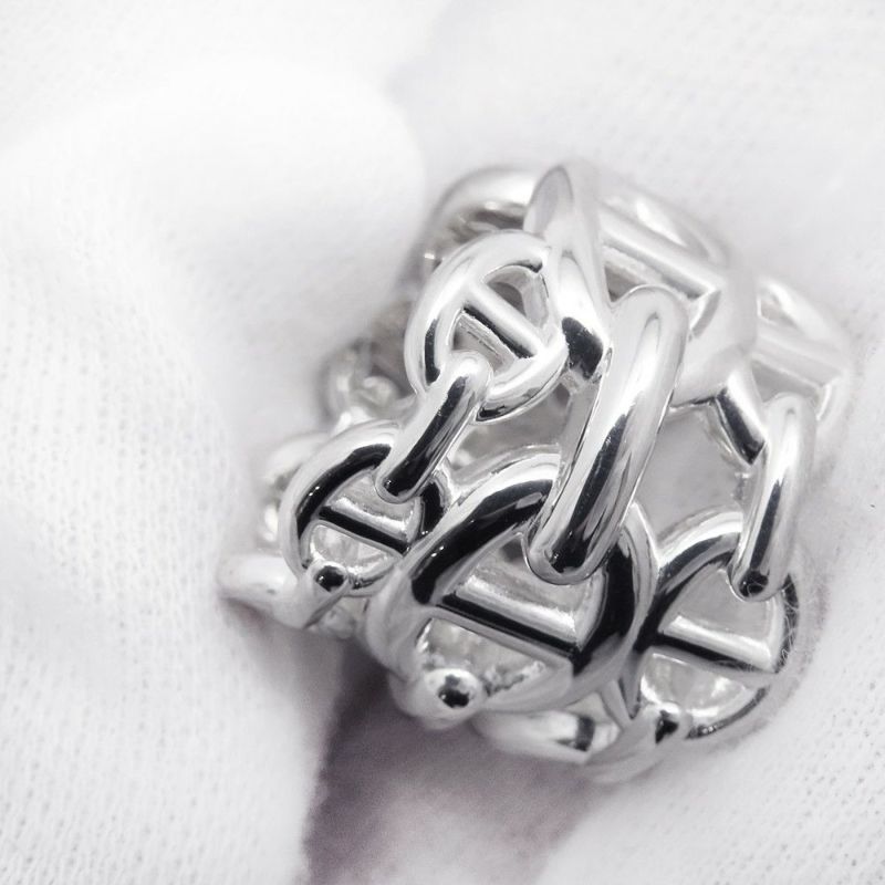 エルメス リング シェーヌダンクル アンシェネGM Enchainee SV925シルバー リングサイズ48 HERMES 指輪