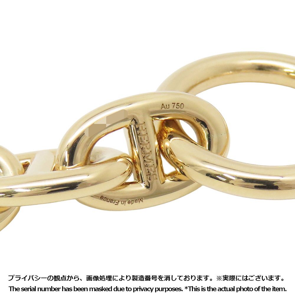 エルメス ネックレス シェーヌダンクルPM 43コマ K18YGイエローゴールド HERMES ジュエリー
